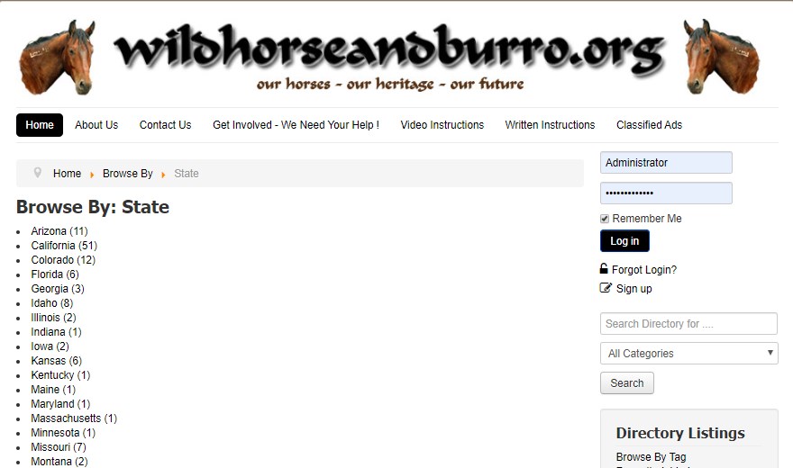 Database Tag Search by State
